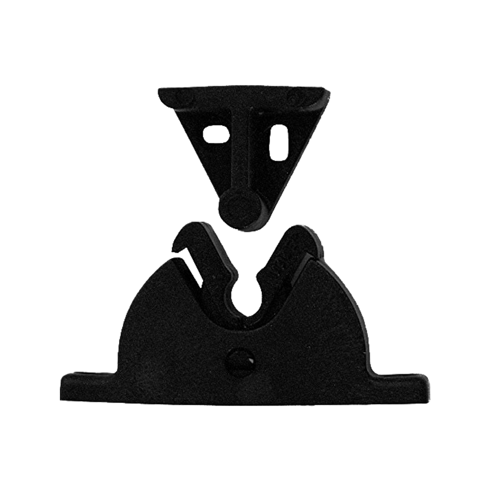 Fermaporta a Pinza Nero FERLIVING
